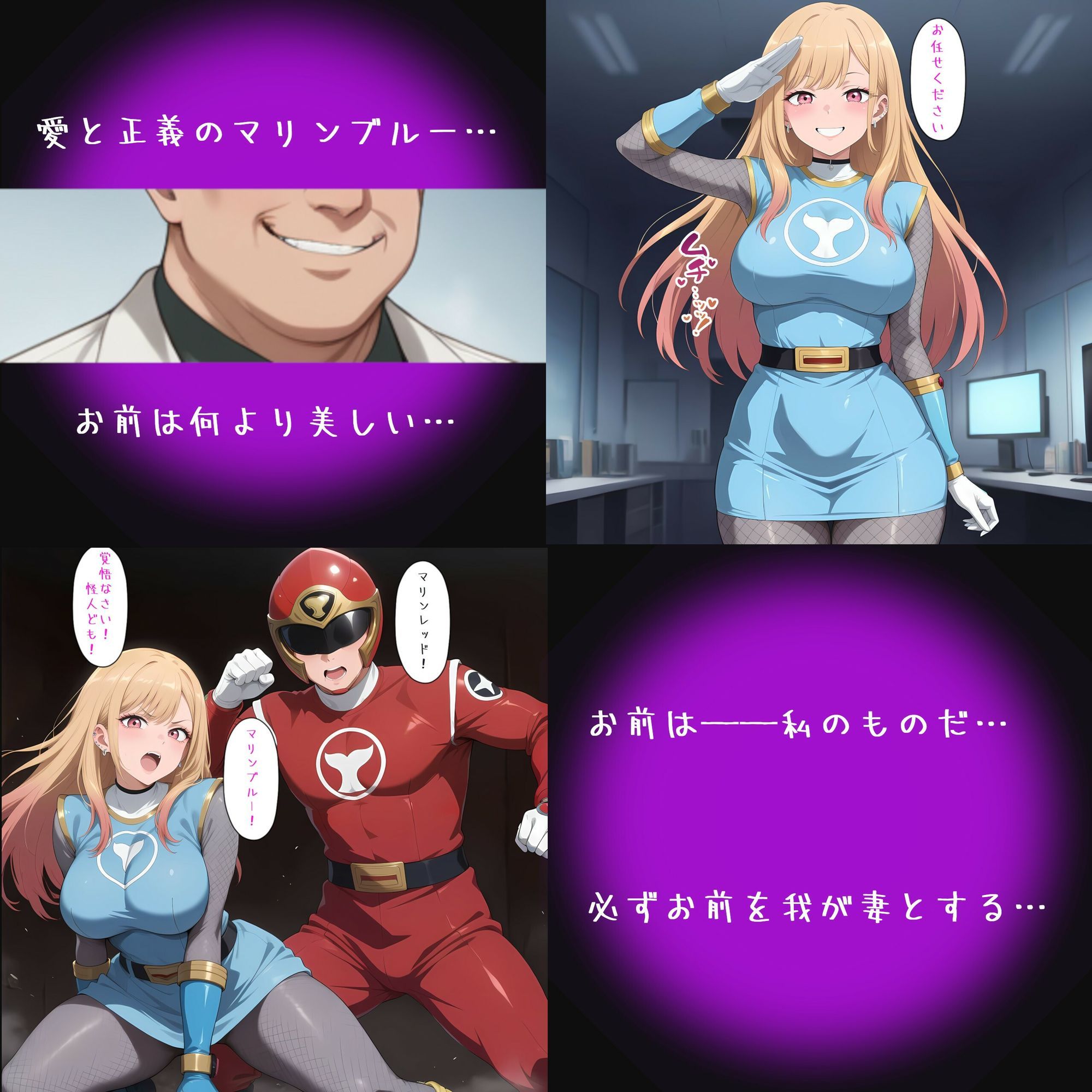 ヒロイン洗脳〜人魚戦隊マリンブルー〜無料エロ漫画多すぎ 画像1