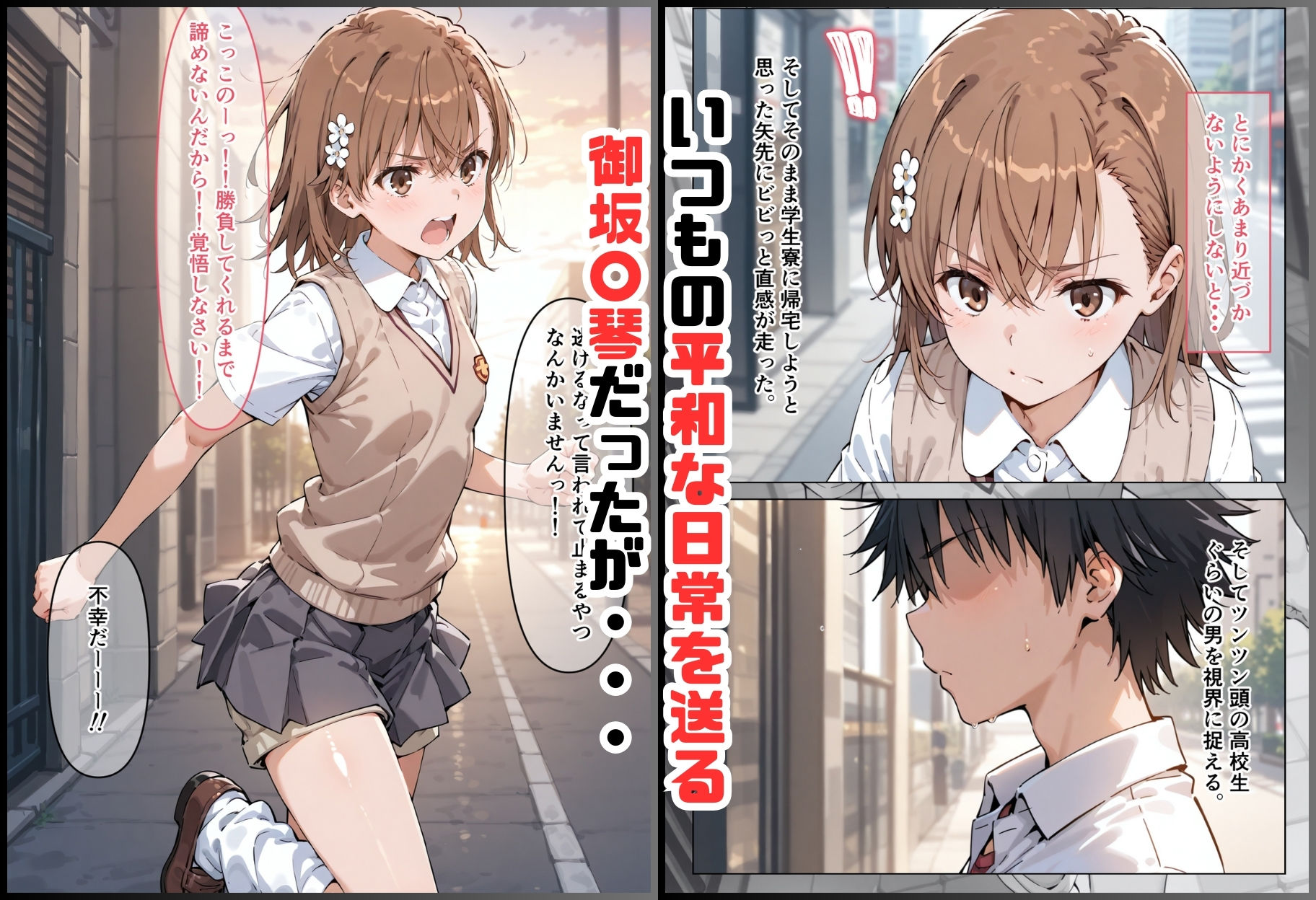 とある超能力者の寝取られ 御坂〇琴編無料エロ漫画多すぎ 画像1